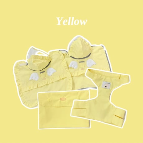 【予約商品】Angel rain coat set ( frill )※deeppurple売り切れ