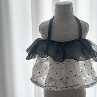 【予約商品】Dot rose crop dress