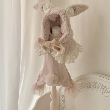 【予約商品】Flower Rabbit sweet cape