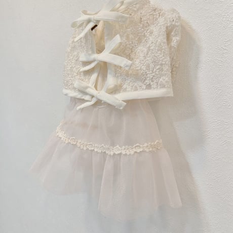 【予約商品】ribbon cardigan