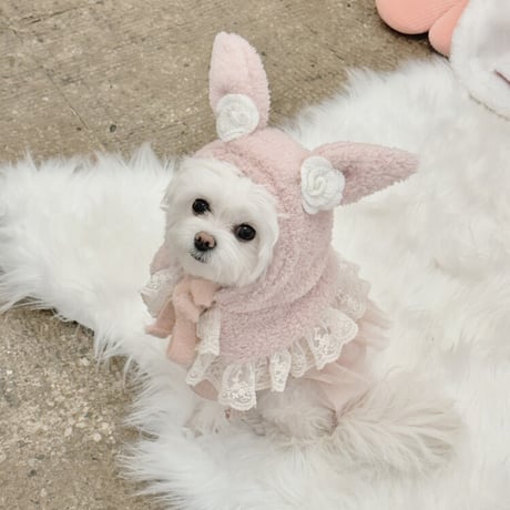 【予約商品】Flower Rabbit sweet cape