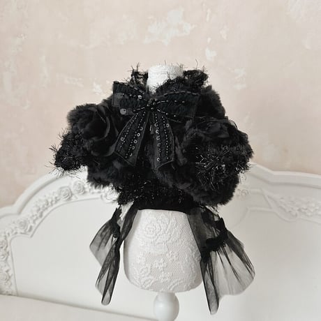 【予約商品】Rose fur bolero