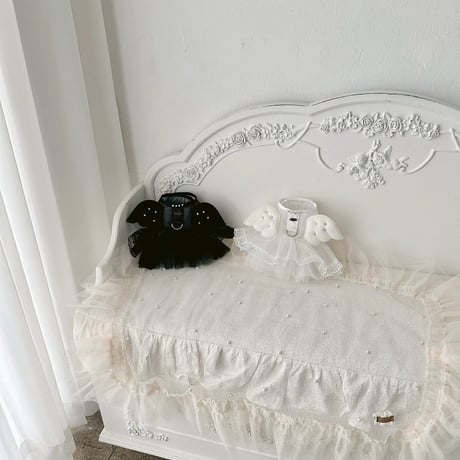 【予約商品】Dress up angel harness Ruffle（white）