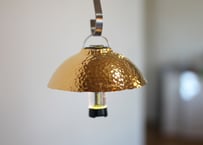 LAMP SHADE for goal zero_銅：槌目・金鍍金仕上げ
