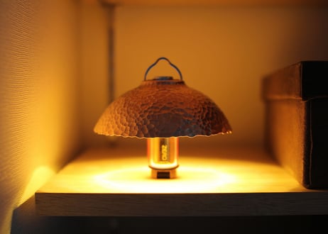 LAMP SHADE for goal zero_銅：槌目