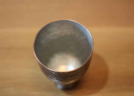 Y-craftmanship Cup 蒼翠（そうすい）色-大_銅：槌目