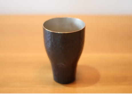 Y-craftmanship Cup 蒼翠（そうすい）色-大_銅：槌目