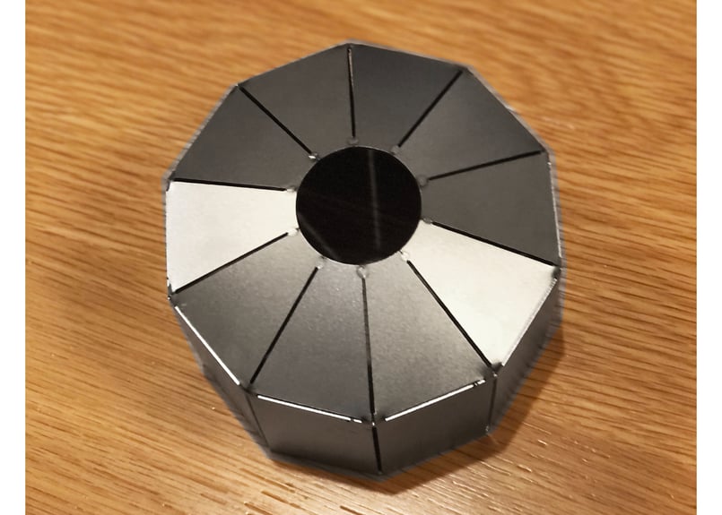 Gus Cartridge Jacket_ステンレス：Decagon_サンドブラスト仕上げ |