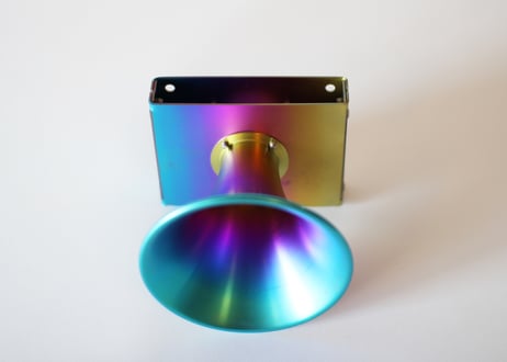 TASHIKA SPS （Smart Phone Speaker）チタン_レインボー