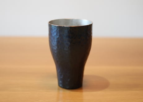 Y-craftmanship Cup 蒼翠（そうすい）色-大_銅：槌目