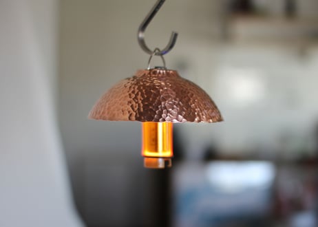 LAMP SHADE for goal zero_銅：槌目