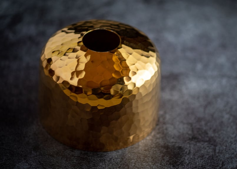 Gus Cartridge Jacket 銅：槌目　M ガス管カバー　コッパー Gus Cartridge Jacket 銅：槌目 M ガス管カバー コッパー