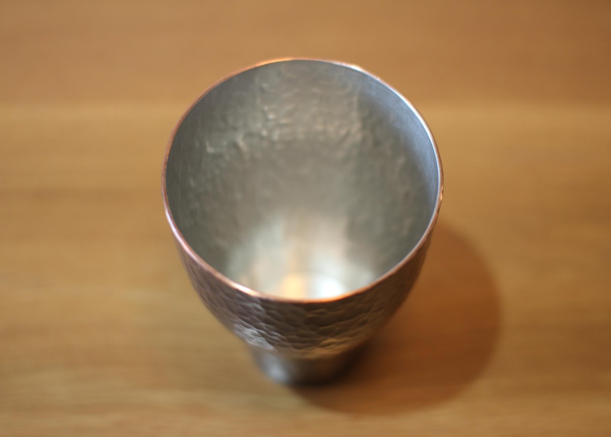 Y-craftmanship Cup 古美（こび）色-大_銅：槌目 | TASHIKA