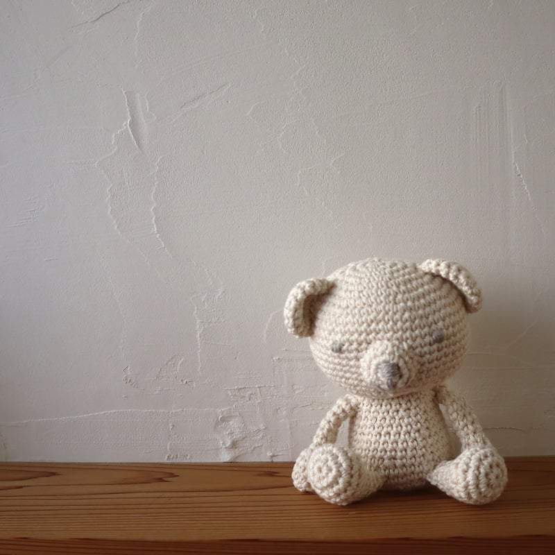 オーダーあみぐるみ　くまさん　オーガニック100%コットン糸　ハンドメイド 楽天市場】あみぐるみ くま 簡単の通販 あみぐるみ