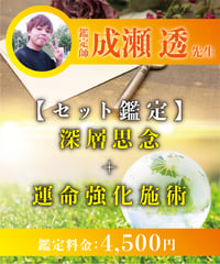 【セット鑑定】深層思念＋運命強化施術