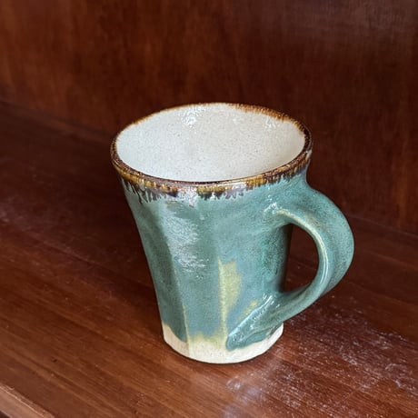 北窯 松田共司工房　面取りマグカップ　キマF