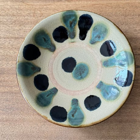 田村窯　8寸皿 タ8C (直径約25cm)