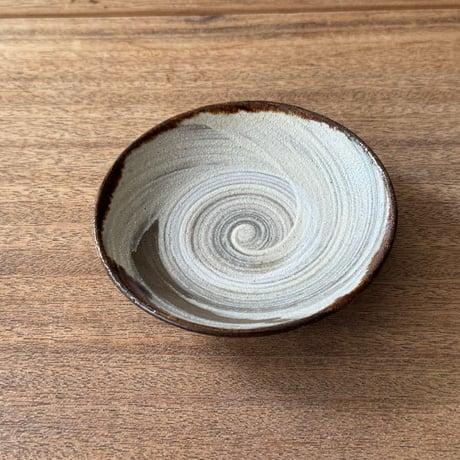 北窯 松田共司工房　4.5寸皿 キ4.5H（直径約14cm)