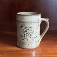 三名窯 松形恭知　マグカップ 鳥 2L
