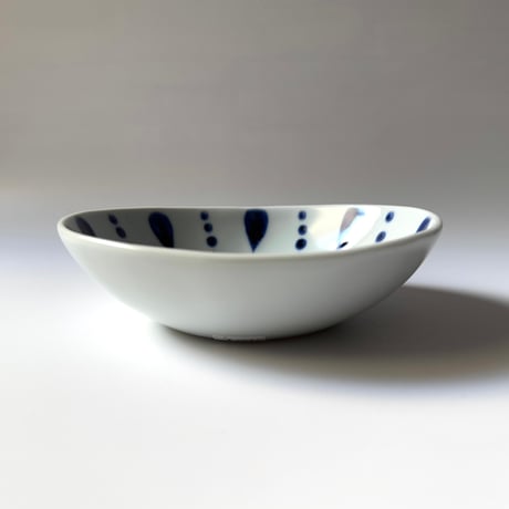 陶房遊　サラダボウル 雨ツブ イ