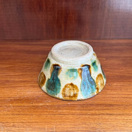 キマノ陶器　3.5寸安南鉢 キ39A（直径約10.5cm)