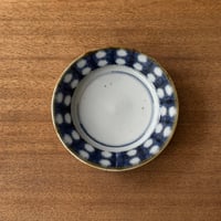 砥部焼 中田窯　5寸リム皿 N1A (直径約16cm)