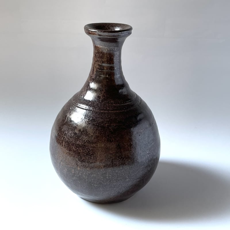 野はら屋 佐々木かおり 花瓶 黒 | kogeiseikatsu.shop
