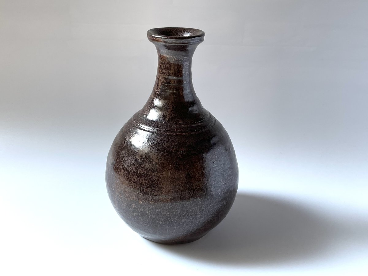 野はら屋 佐々木かおり 花瓶 黒 | kogeiseikatsu.shop