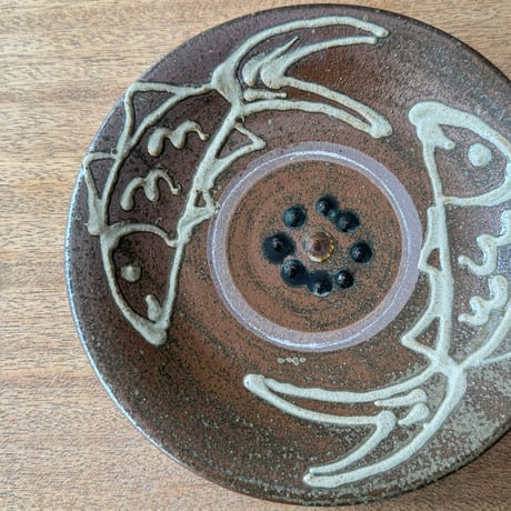 田村窯　6寸皿 タ6F(直径約18.5cm)