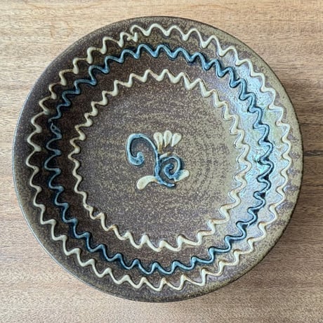 田村窯　8寸皿 タ8J (直径約25cm)
