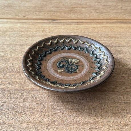 田村窯　5寸皿 タ5F(直径約15.5cm)