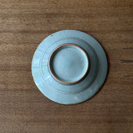 砥部焼 中田窯　5寸リム皿 N1B (直径約16cm)
