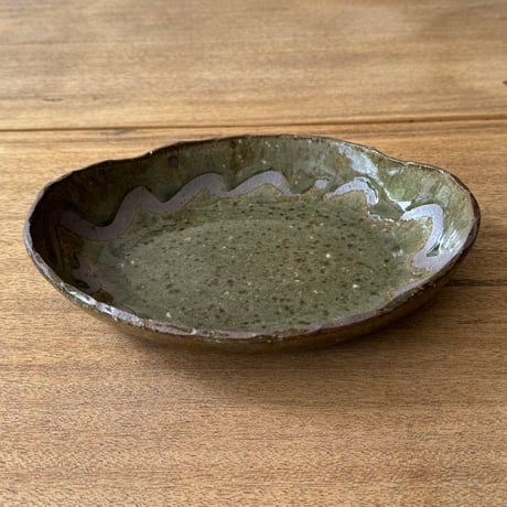 田部井勇太　タタラ皿 3A（約24×19cm)