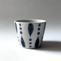 陶房遊　蕎麦猪口（大） 雨ツブ D