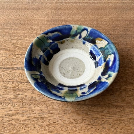 キマノ陶器　5寸皿 キ3I（直径約15cm)