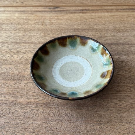 北窯 松田共司工房　4寸皿 キ4E（直径約12cm)