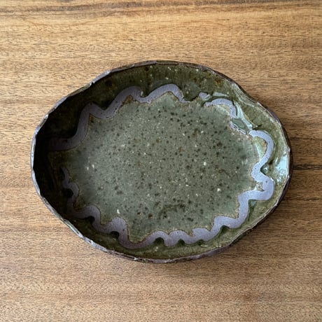 田部井勇太　タタラ皿 3A（約24×19cm)