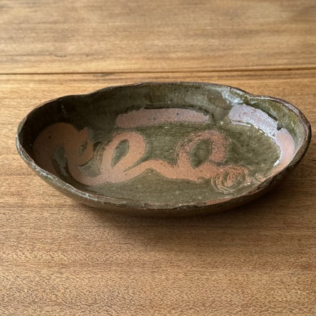 田部井勇太　タタラ皿 3B（約24×19cm)