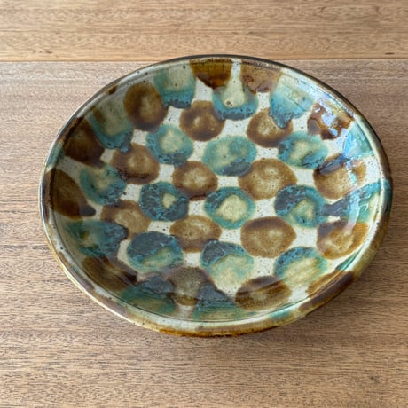 キマノ陶器　餃子皿 キ15B（直径約24.5cm)