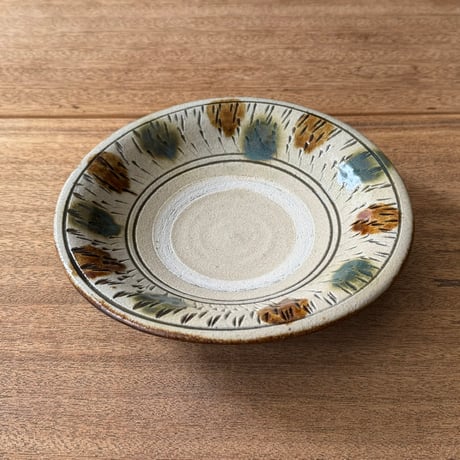 北窯 松田共司工房　7寸皿 キ7A（直径約23cm)