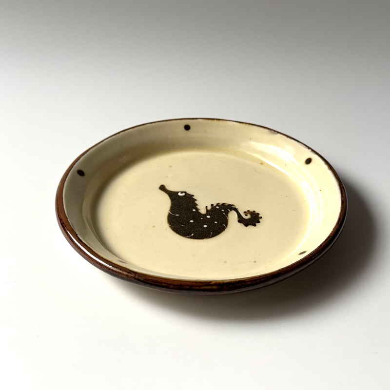 小島鉄平 てつ工房 ウサギ柄の超大皿 小島鉄平 8寸皿 2025