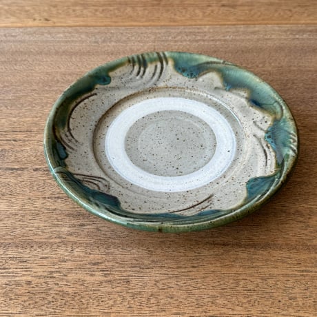 キマノ陶器　６寸洋皿 キ19C（直径約18.5cm)