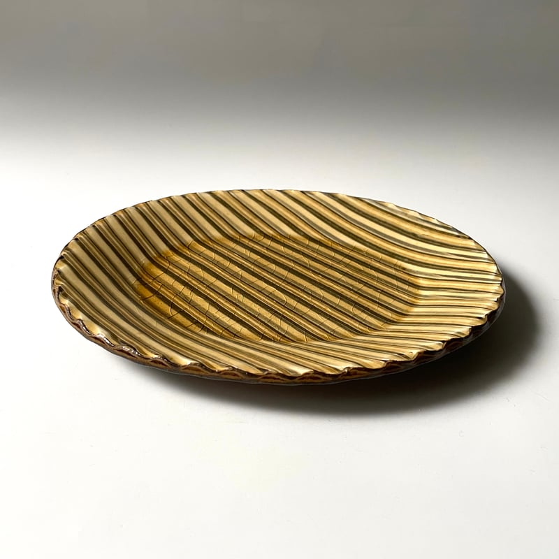 伊藤丈浩スリップウェアオーバルプレート皿 伊藤丈浩 | PENCIL