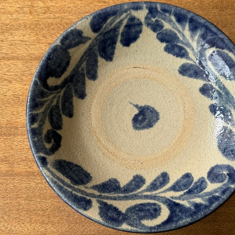 榮一工房　7寸皿 エ7D（直径約22cm）
