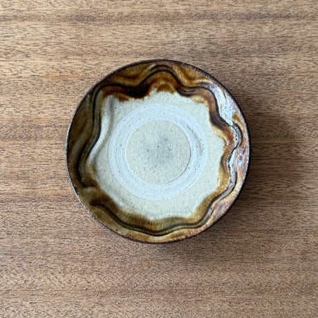 北窯 松田共司工房　4寸皿 キ4F（直径約12cm)
