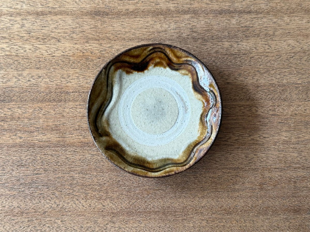 北窯 松田共司工房 4寸皿 キ4F（直径約12cm) | kogeiseikatsu.shop