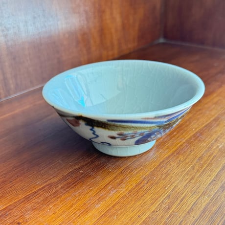 皐月窯　茶碗(小) ざくろ さ19C