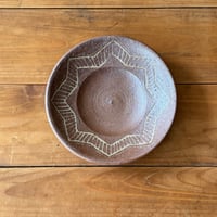 工房コキュ　５寸平皿 (直径約15.5cm) 象嵌 D