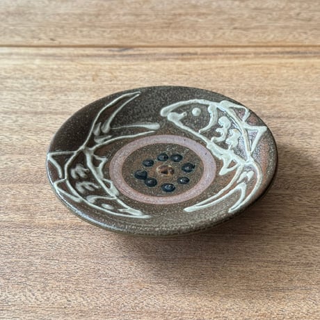 田村窯　5寸皿 タ5I(直径約15.5cm)