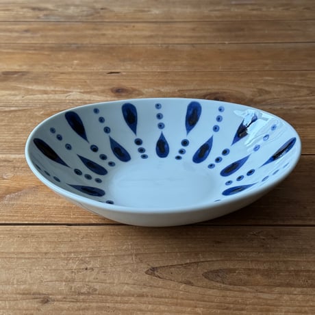 陶房遊　カレー鉢 20A（約22×18cm)